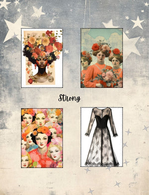 Amazon Everything & Nothing (Paperback) 92 ATC size images & backgrounds: Perfect for Artist Trading Cards ATCs, Junk Journals and Mixed Media