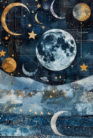 Collage Soup "A Little Bit Of This & That" Mini Book of Vibrant Collage Papers