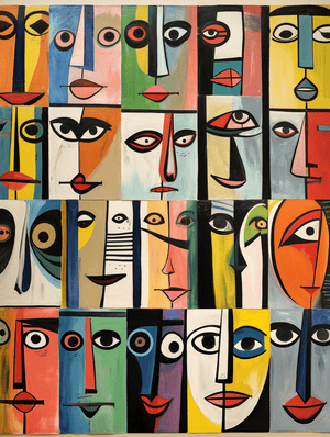 Collage Soup Abstraction Menagerie: Unleash Your Creativity