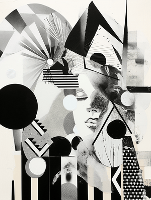 Collage Soup Abstraction Menagerie: Unleash Your Creativity