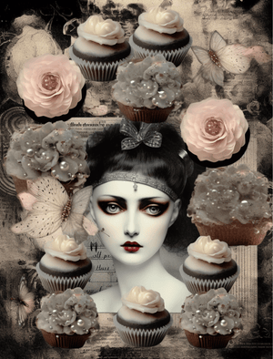 Collage Soup Bad Mood Muffins: 110 Moody Collage Papers