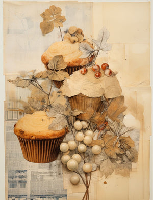 Collage Soup Bad Mood Muffins (eBook) Introspective and Quirky Collage Designs for Mixed Media – 110 Pages