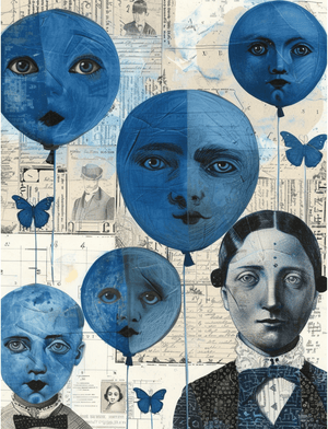 Collage Soup Balloony – Whimsical 70 Page (eBook)