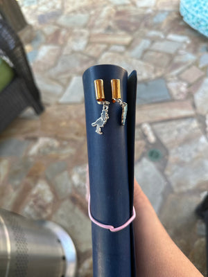 Collage Soup Bird Charm – Collage Classic Enamel Accessory for Journals & Keychains (18mm)