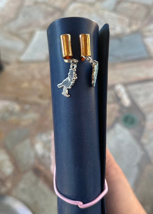 Collage Soup Bird Charm – Collage Classic Enamel Accessory for Journals & Keychains (18mm)