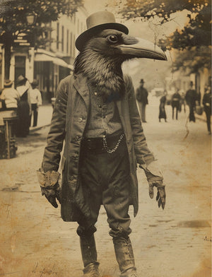 Collage Soup Bird Nerd: 140 Fancy Collage Papers of Stylishly Dressed Birds