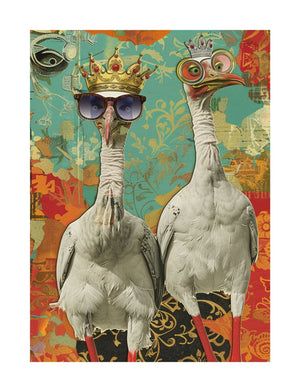 Collage Soup Bird Nerd (eBook) Printable Quirky Birds Collage Sheets – Digital Download