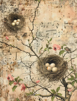 Collage Soup Bird Nerd (eBook) Printable Quirky Birds Collage Sheets – Digital Download