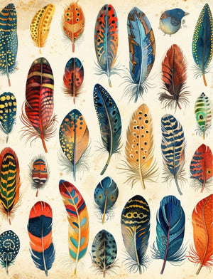 Collage Soup Bird Nerd (eBook) Printable Quirky Birds Collage Sheets – Digital Download