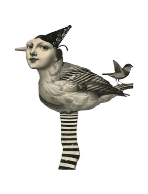 Collage Soup Birds Of A Feather – Whimsical 72-Page Printable eBook