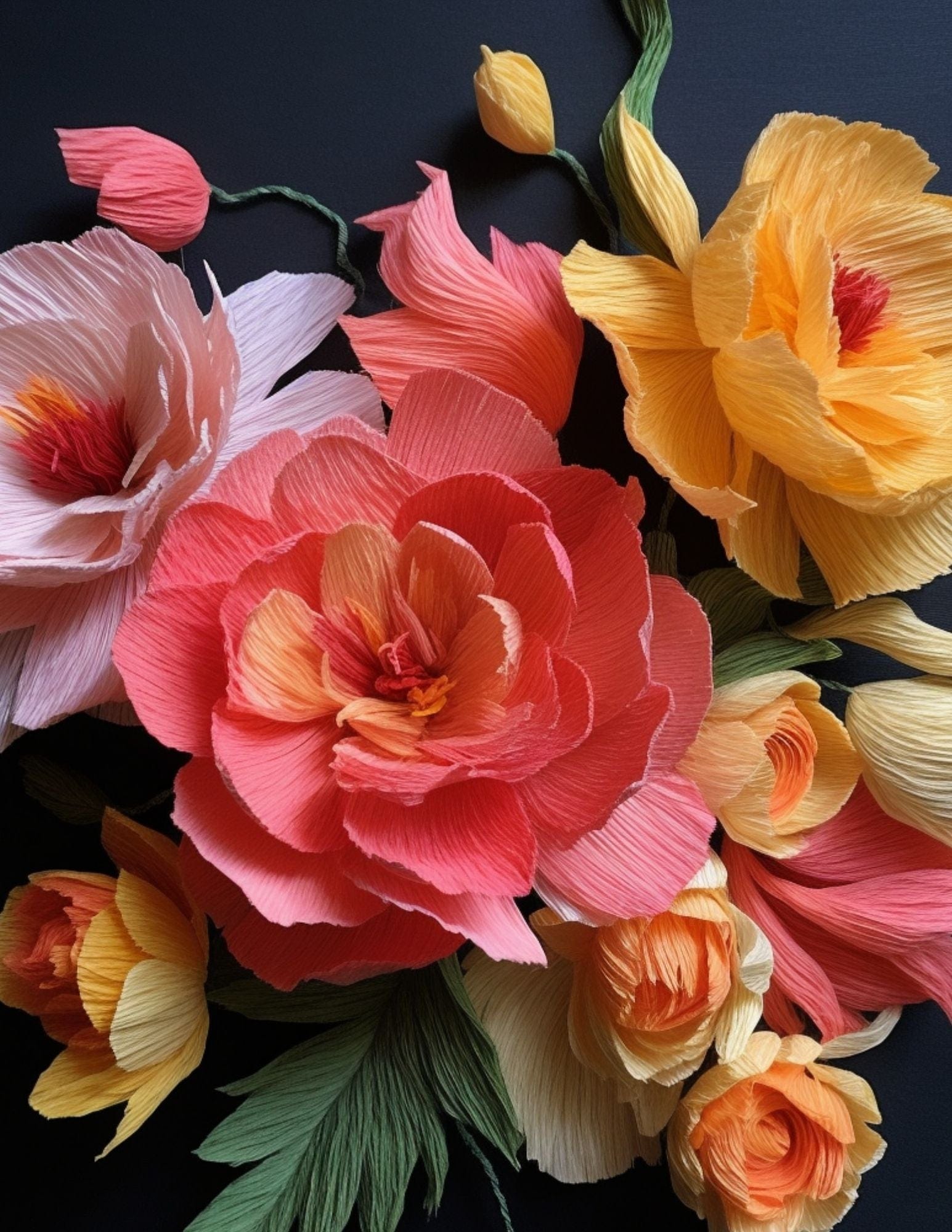 Collage Soup Bloomed & Bemused – eBook | 80 Pages of Faces, Flowers & Fancy Collage Papers for Journals & Mixed Media