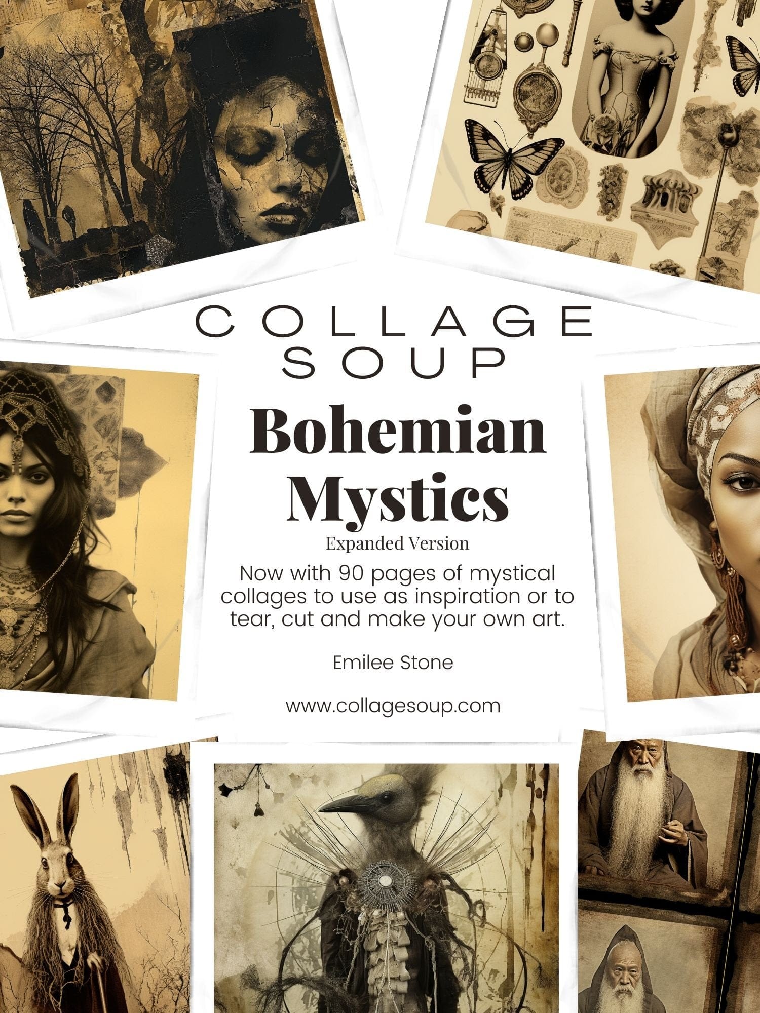 Collage Soup Bohemian Mystics: Expanded Edition Collage Sheets