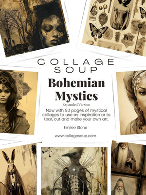 Collage Soup Bohemian Mystics: Expanded Edition Collage Sheets