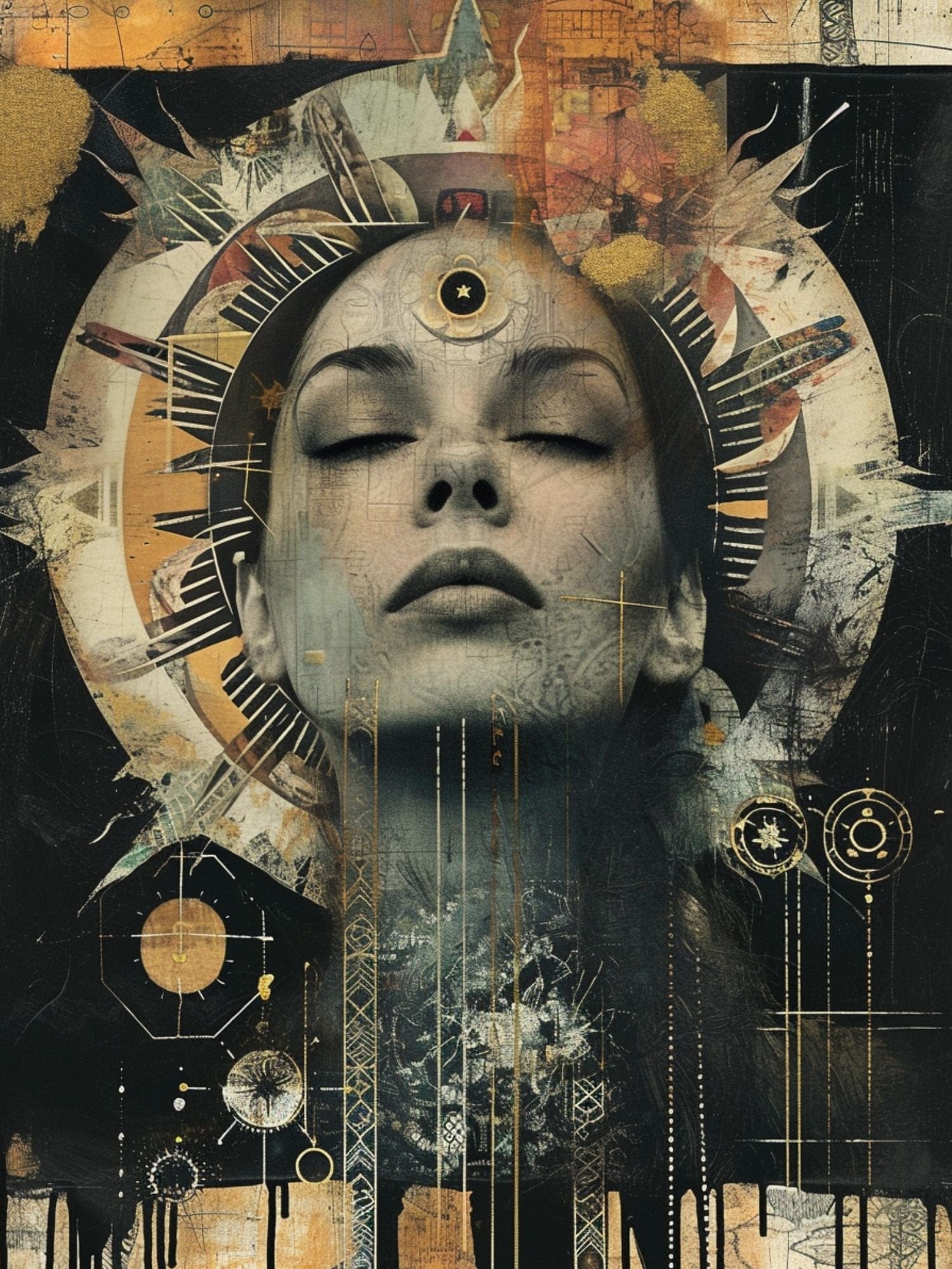 Collage Soup Bohemian Mystics: Expanded Edition Collage Sheets