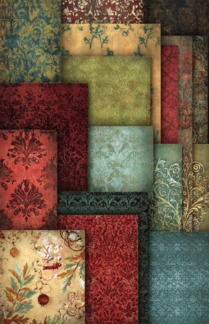 Collage Soup Bougie Holiday Vellum Pack | 25 Luxe Designs × 2 | 5x7 Premium Translucent Paper