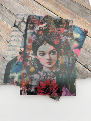 Collage Soup Bougie Holiday Vellum Pack | 25 Luxe Designs × 2 | 5x7 Premium Translucent Paper