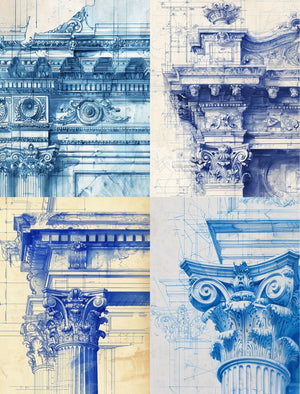 Collage Soup Brick By Brick: 53-Page Printable eBook for Collage & Crafting