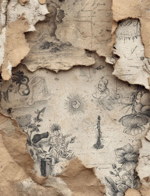 Collage Soup Carousel Dreams (eBook) Vintage Carnival Collage Art with Florals & Abstracts – 80 Pages