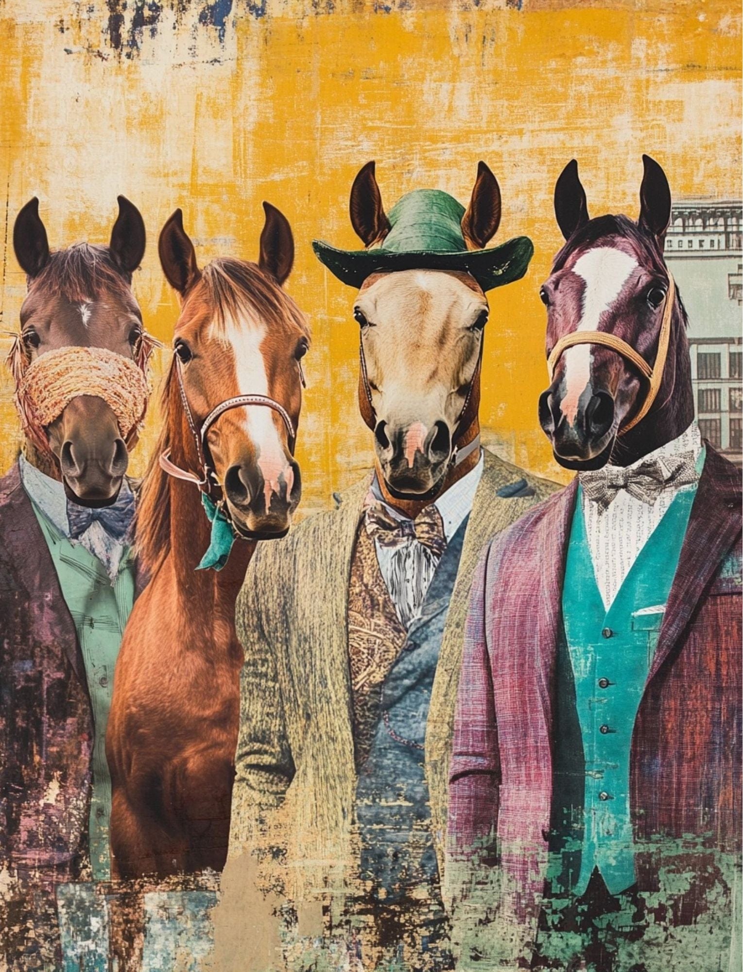 Collage Soup Collage Soup - Dressed To Be Wild: (Paperback) book of animal fashion collage art and creative backgrounds – 90 Pages