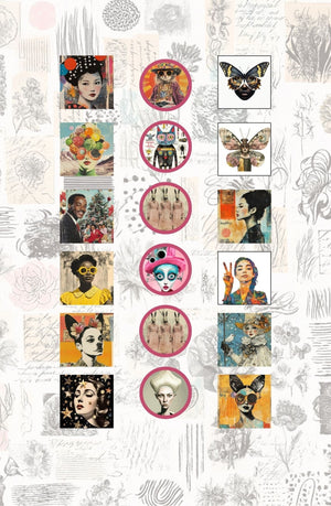 Collage Soup Collage Soup - Inchie It Up!: A snack-size paperback book of 180 quirky collage inchies – 80 Pages