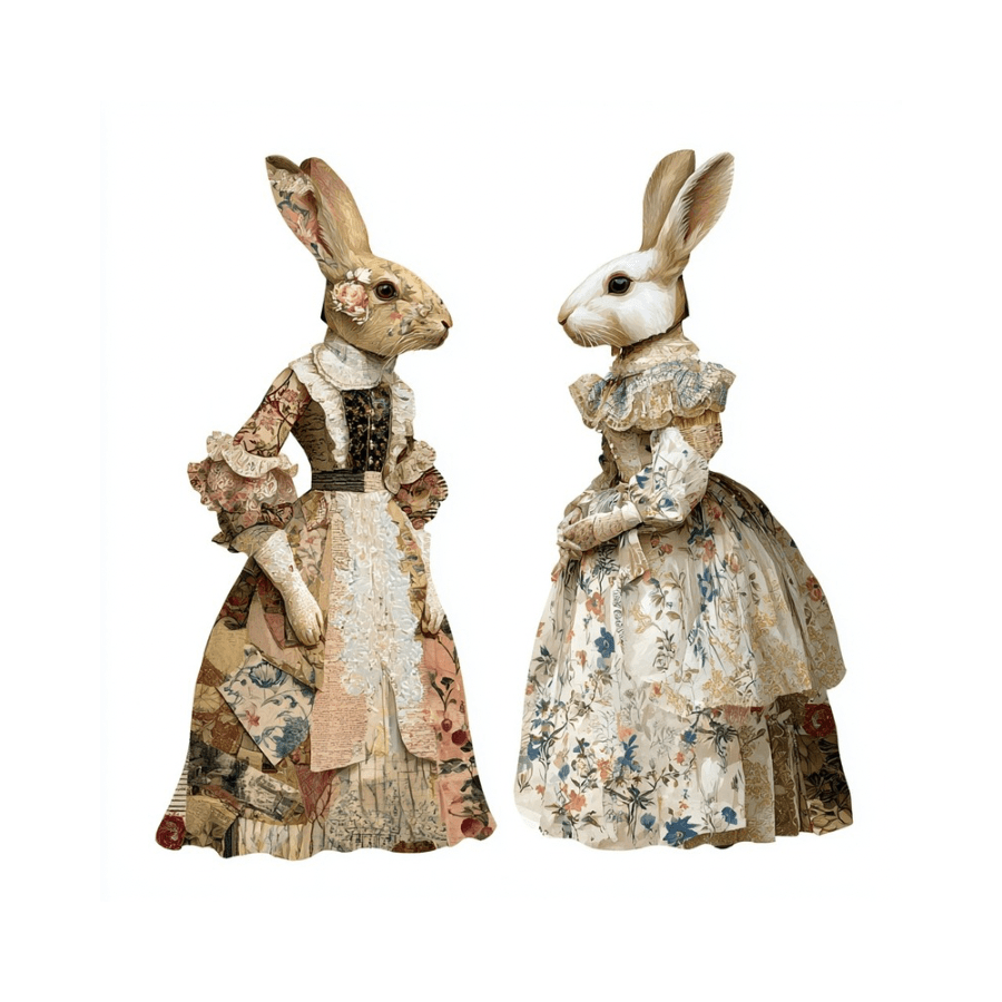 Collage Soup Creative Heroine Friends - Collage Die Cuts for Journals & Happy Mail (24 pcs)