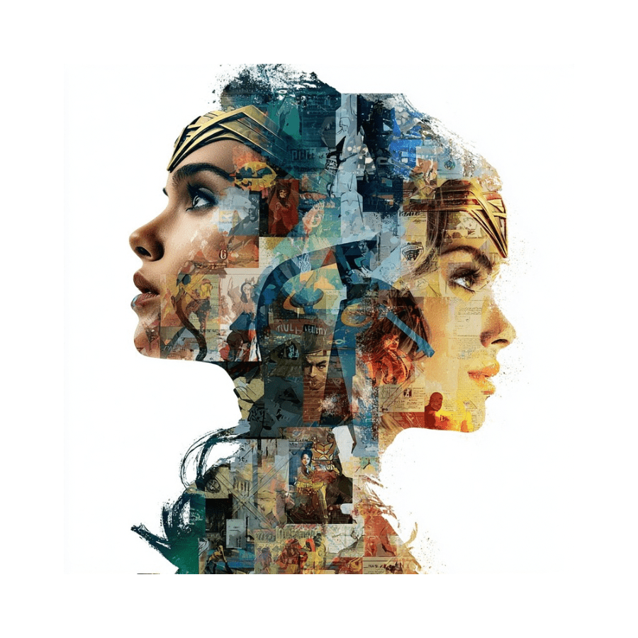 Collage Soup Creative Heroine Friends - Collage Die Cuts for Journals & Happy Mail (24 pcs)