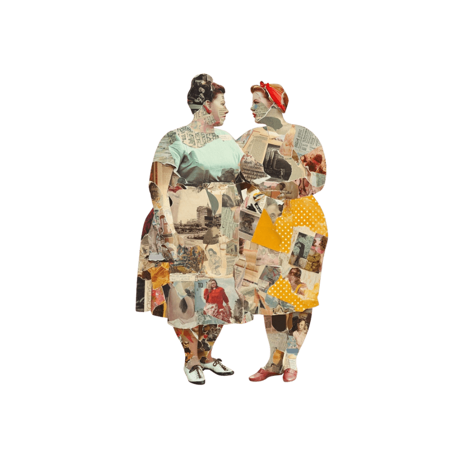 Collage Soup Creative Heroine Friends - Collage Die Cuts for Journals & Happy Mail (24 pcs)