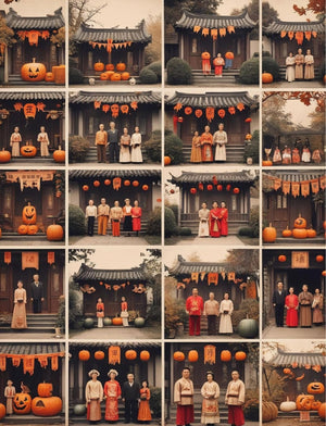 Collage Soup Curses! It’s Halloween – eBook | 84 Pages of Festive Halloween Collage Papers & Ephemera