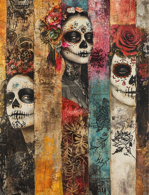 Collage Soup Day of the Dead – eBook | 80 Pages of Digital Collage Ephemera for Journals & Mixed Media