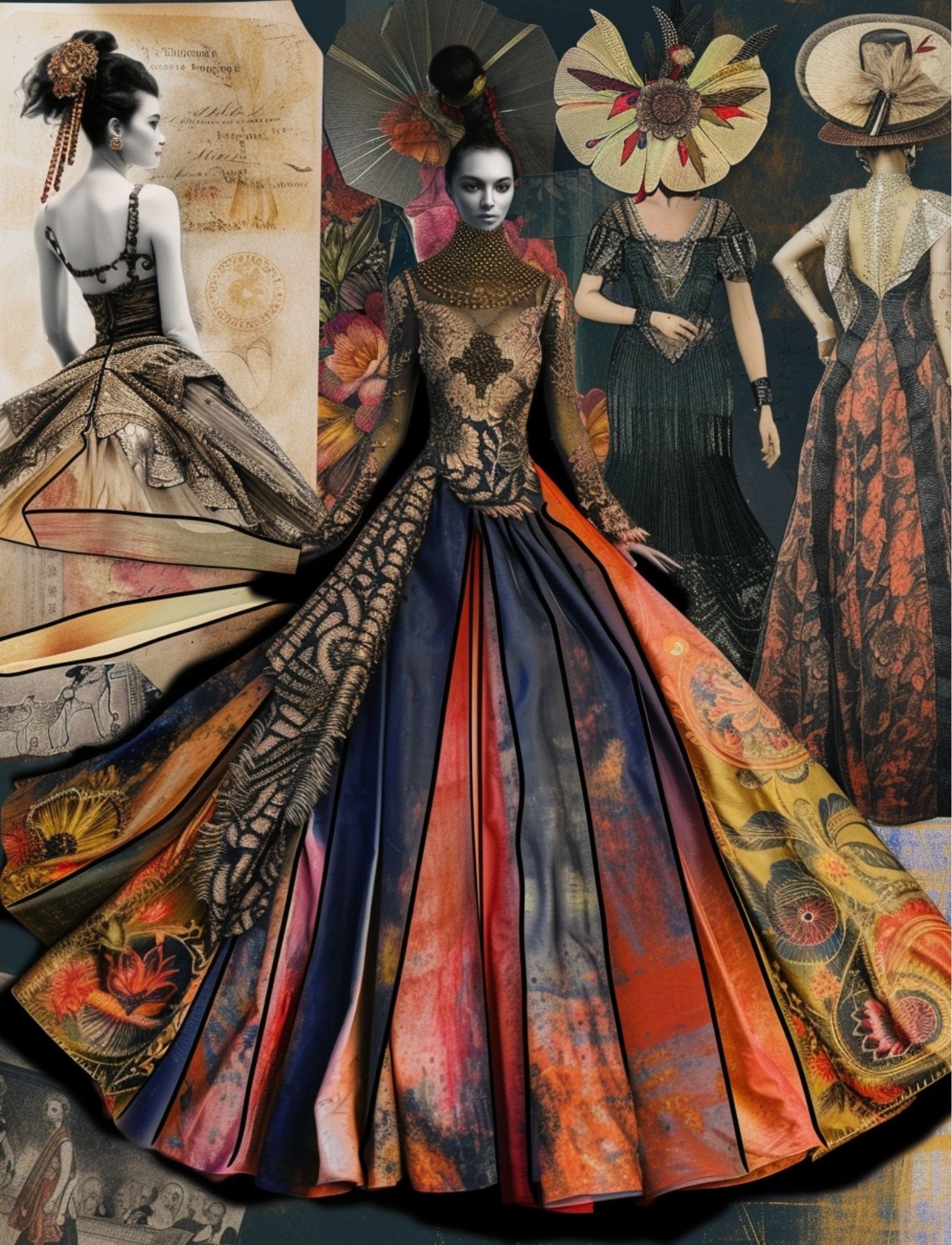 Collage Soup Dress To Impress: 110-Page Collage Paperback for Fashion Creatives