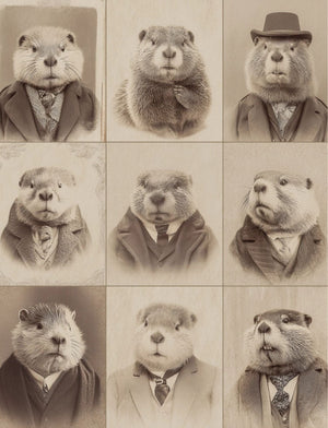 Collage Soup Dressed To Be Wild (eBook) Printable Collage Art of Dressed-Up Animals – 85 Pages