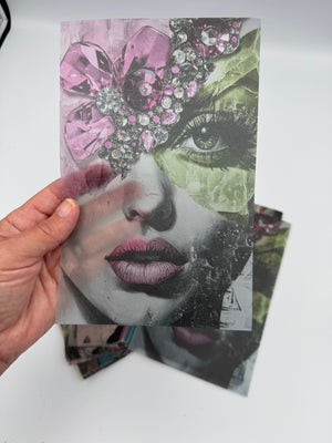 Collage Soup Eclectica II – Scrap Pack | 50 Translucent Vellum Sheets of Whimsical & Weird Collage Papers