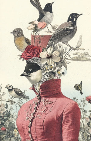 Collage Soup Eclectica II – Scrap Pack | 50 Translucent Vellum Sheets of Whimsical & Weird Collage Papers