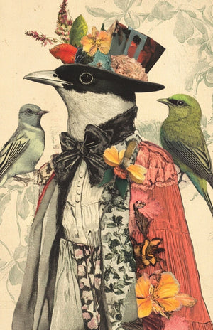 Collage Soup Eclectica II – Scrap Pack | 50 Translucent Vellum Sheets of Whimsical & Weird Collage Papers