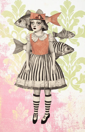 Collage Soup Eclectica II – Scrap Pack | 50 Translucent Vellum Sheets of Whimsical & Weird Collage Papers