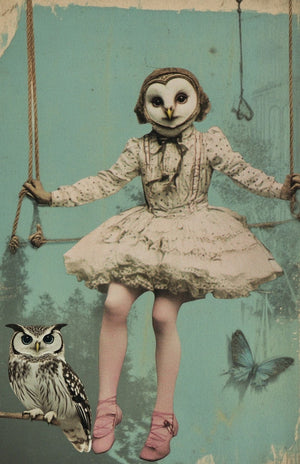 Collage Soup Eclectica II – Scrap Pack | 50 Translucent Vellum Sheets of Whimsical & Weird Collage Papers