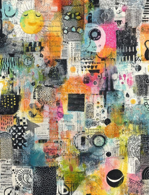 Collage Soup Face It (eBook) Expressive Portraits & Backgrounds to Cut and Collage – 90 Pages