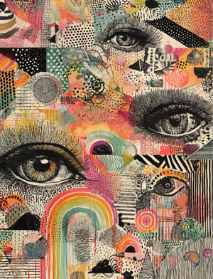 Collage Soup Face It (eBook) Expressive Portraits & Backgrounds to Cut and Collage – 90 Pages