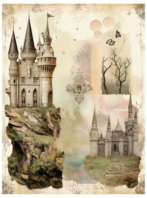 Collage Soup Fairy Flight & Dragons Light: Collage eBook for Fantasy Creatives