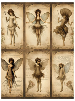 Collage Soup Fairy Flight & Dragons Light: Collage eBook for Fantasy Creatives