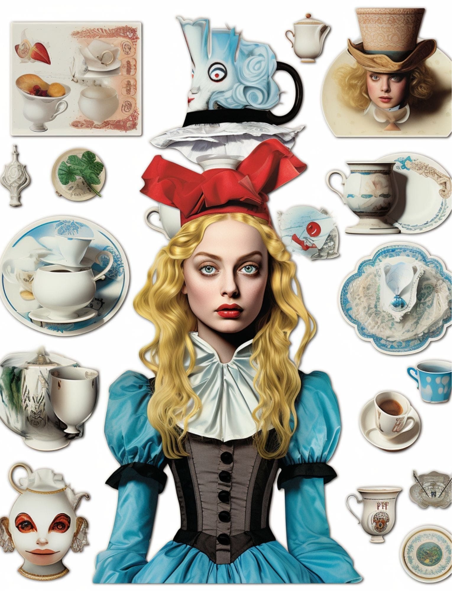 Collage Soup Fairytales & Such: 92-Page Printable Collage eBook