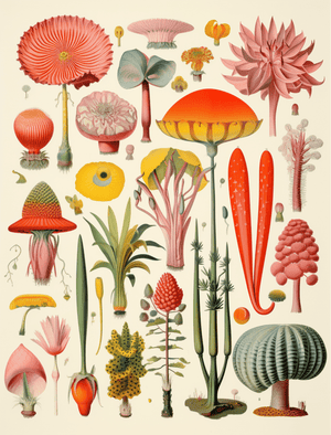 Collage Soup Fantastical Botanicals: 60-Page Collage eBook of Real & Imaginary Nature