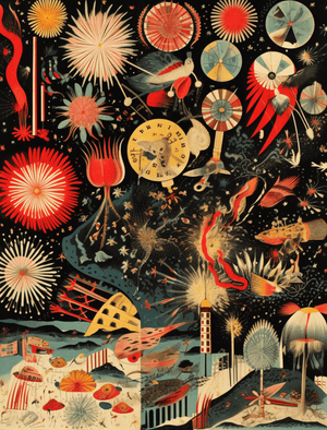 Collage Soup Festivication: 60-Page Collage Paperback for Winter Holiday Crafts