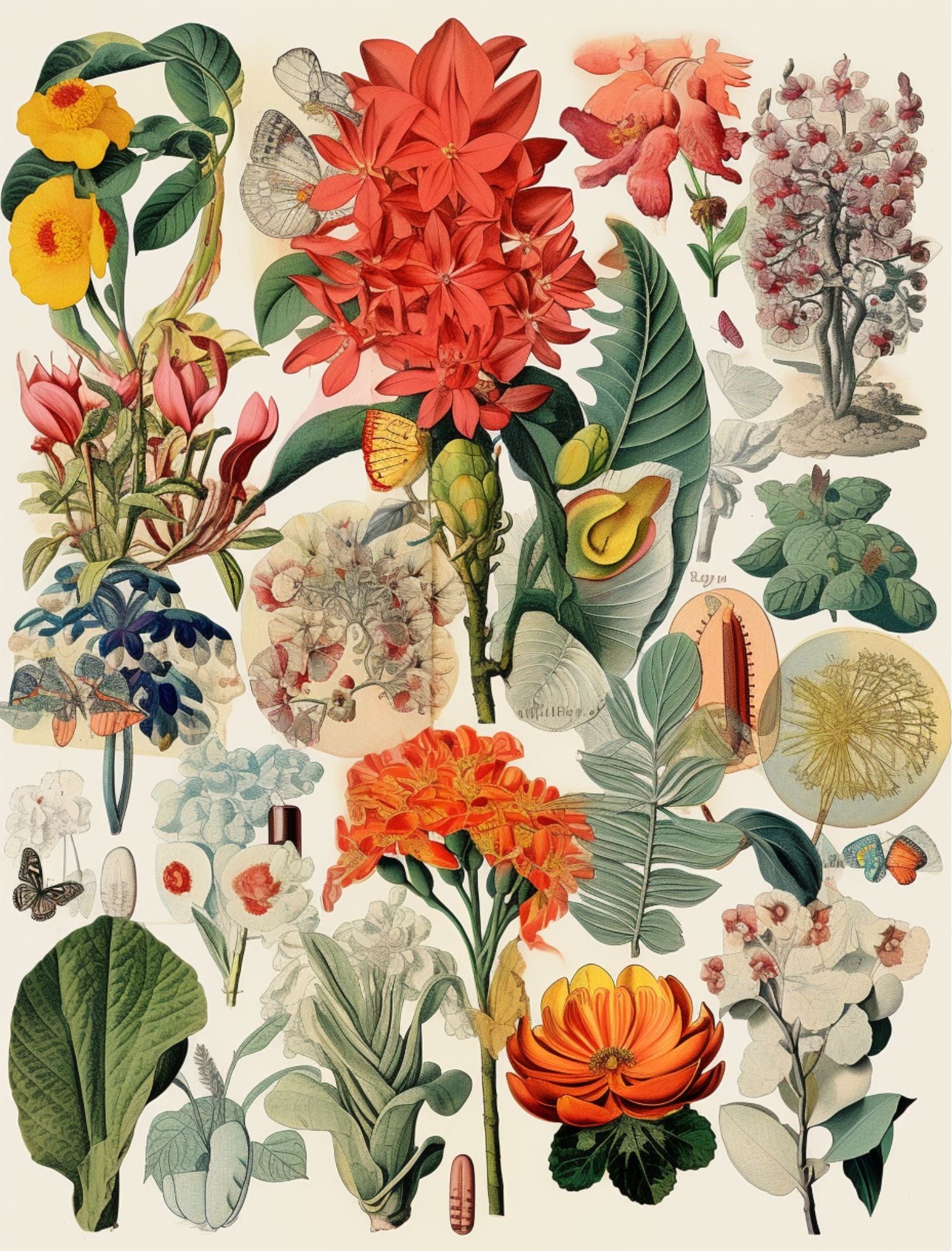 Collage Soup Flower Power - 3rd Edition eBook