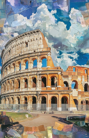 Collage Soup Global Adventures Scrap Pack | 50-Piece Vellum Paper Set for Mixed Media, Junk Journals & Scrapbooking