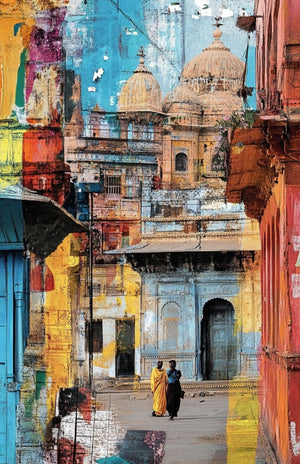 Collage Soup Global Adventures Scrap Pack | 50-Piece Vellum Paper Set for Mixed Media, Junk Journals & Scrapbooking