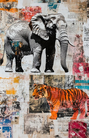 Collage Soup Global Adventures Scrap Pack | 50-Piece Vellum Paper Set for Mixed Media, Junk Journals & Scrapbooking