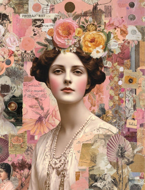 Collage Soup Goddess, Please (Paperback) – Mythic Femininity & Seashell Aesthetic Collage Pages