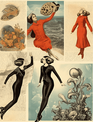 Collage Soup Good Golly Ms. Molly: 60-Page Printable Collage eBook of Diverse Women
