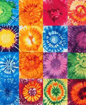 Collage Soup Good Vibrations: 75-Page eBook of Psychedelic Designs Inspired by the 60s
